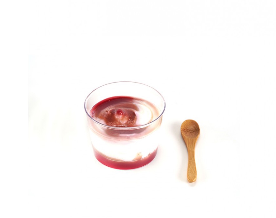 Fromage Blanc Coulis De Fruits Rouges
