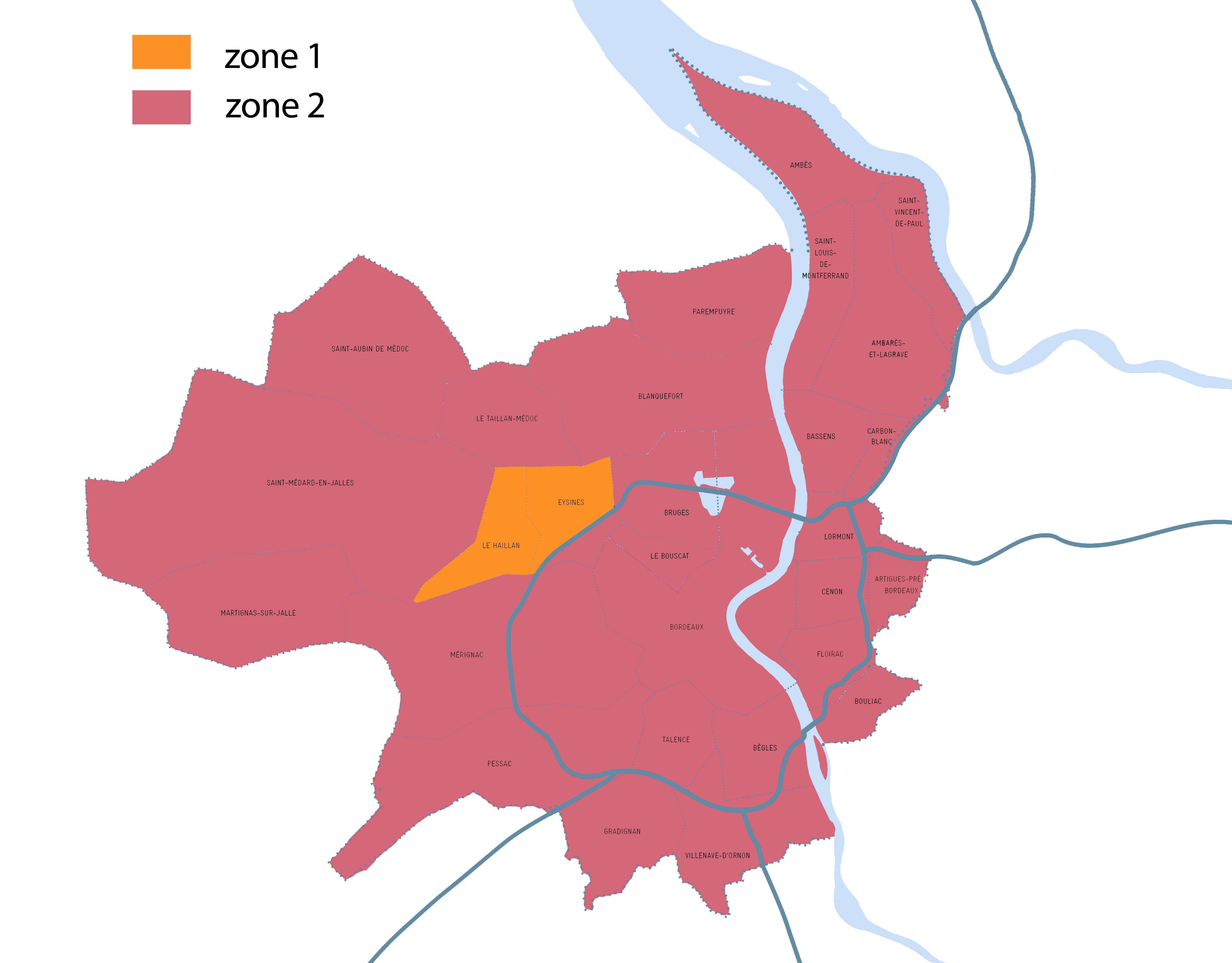 Zones de livraison